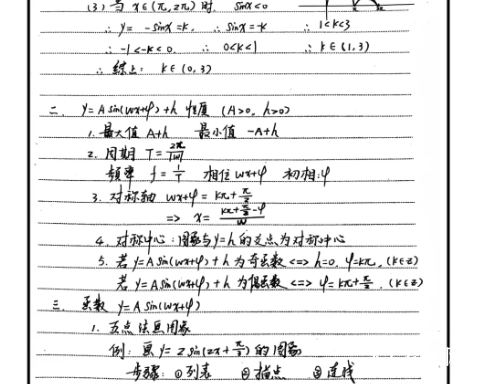 2026四川單招必備數學知識點
